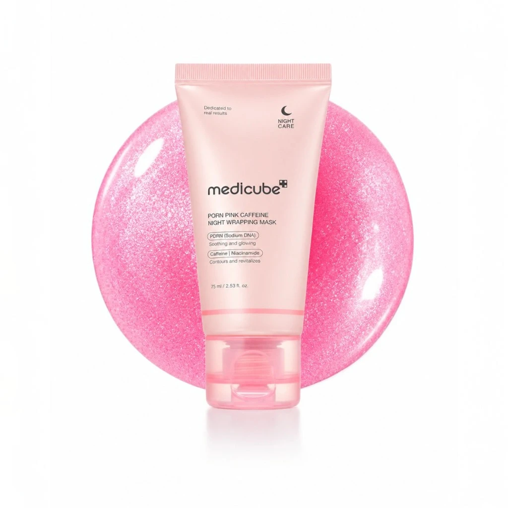 Medicube PDRN Pink Caffeine Night Wrapping Mask 75ml - Imagem 2