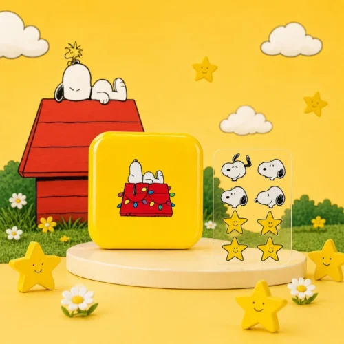 Adesivos Para Espinhas Starface Hydro-star Snoopy Amarelo (32 Unidades)