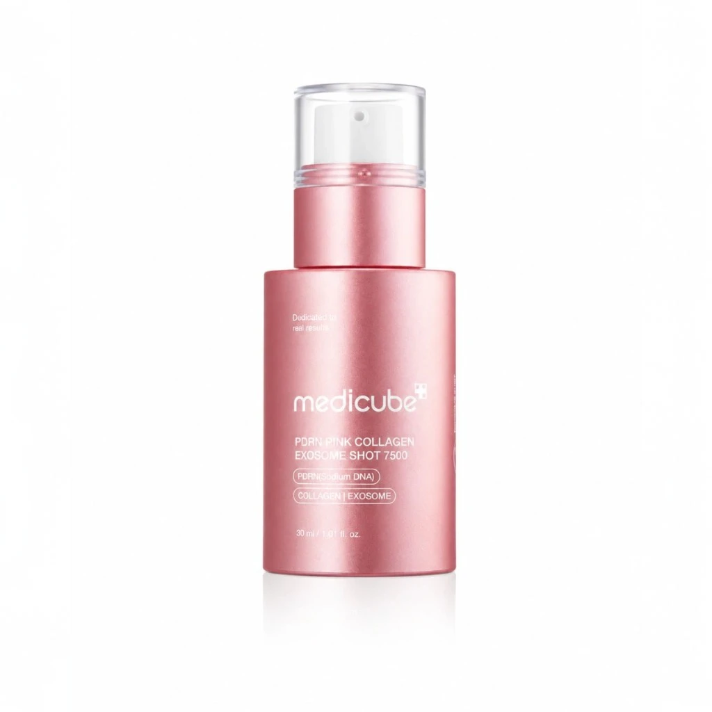 Medicube PDRN Pink Collagen Exosome Shot 7500 – Sérum Regenerador Intensivo 30ml - Imagem 2
