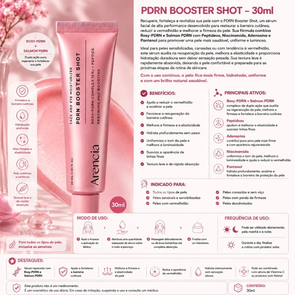 Arencia PDRN Booster Shot – 30ml - Imagem 3
