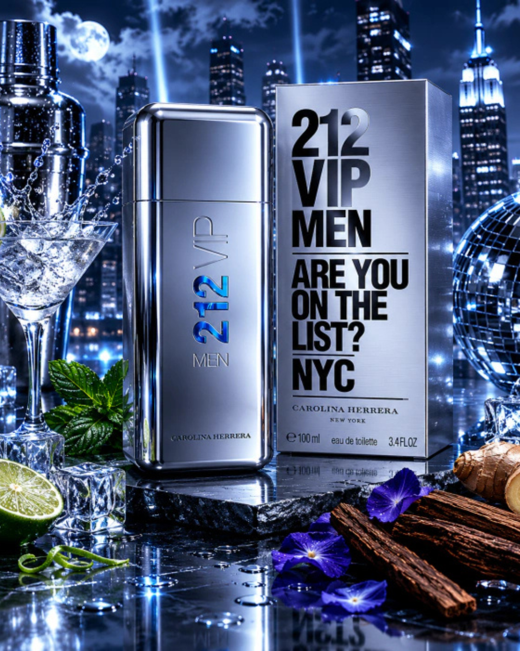212 Vip Men Carolina Herrera Eau de Toilette - 100ml