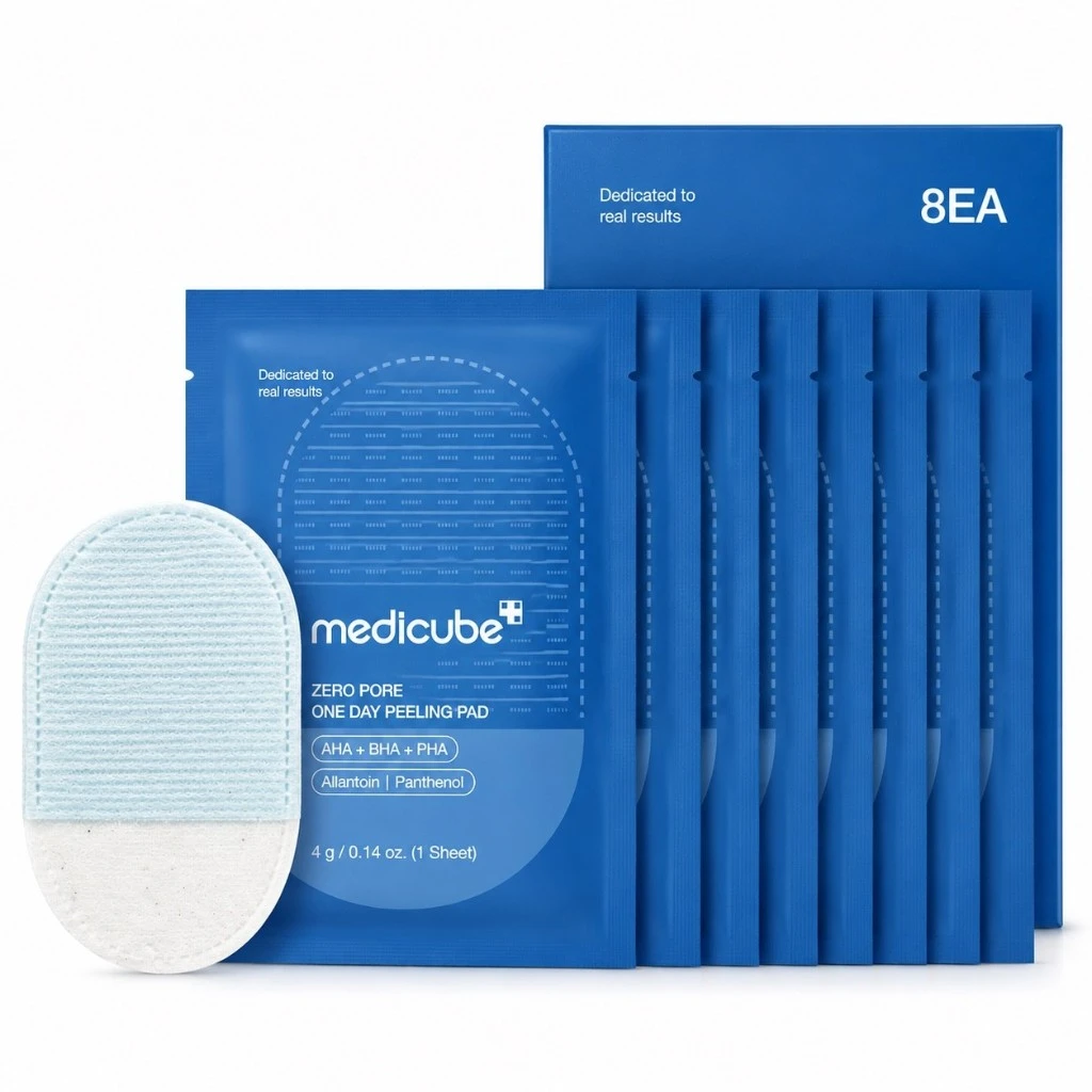 Medicube Zero Pore Peel Pads – 1 Caixa com 8 discos esfoliantes. - Imagem 2