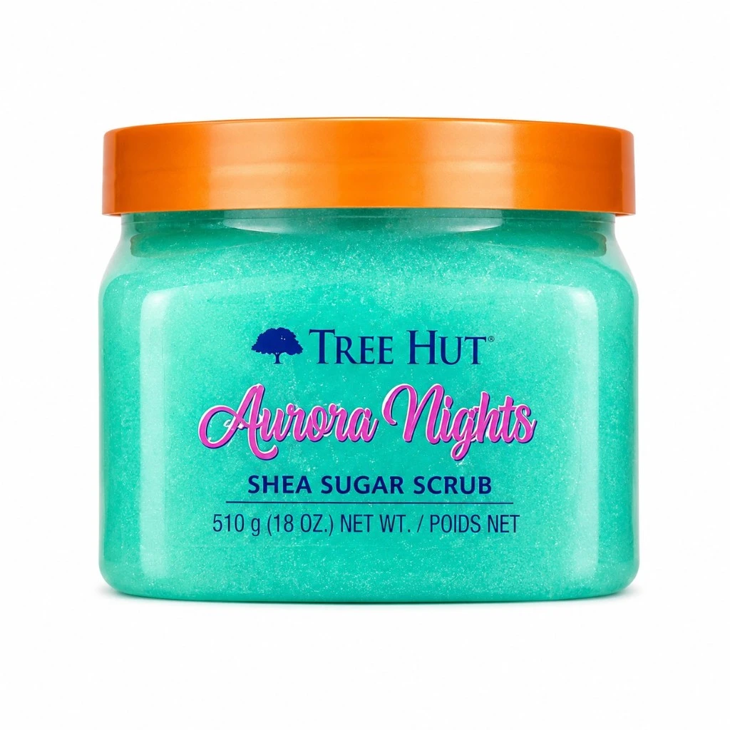 Tree Hut Aurora Nights Shea Sugar Scrub – Esfoliante Corporal 510g - Imagem 2