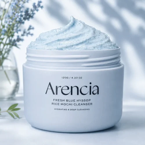 Arencia Fresh Blue Hyssop Rice Mochi Cleanser – 120g