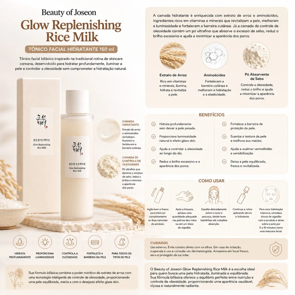 Beauty of Joseon Glow Replenishing Rice Milk - Imagem 3