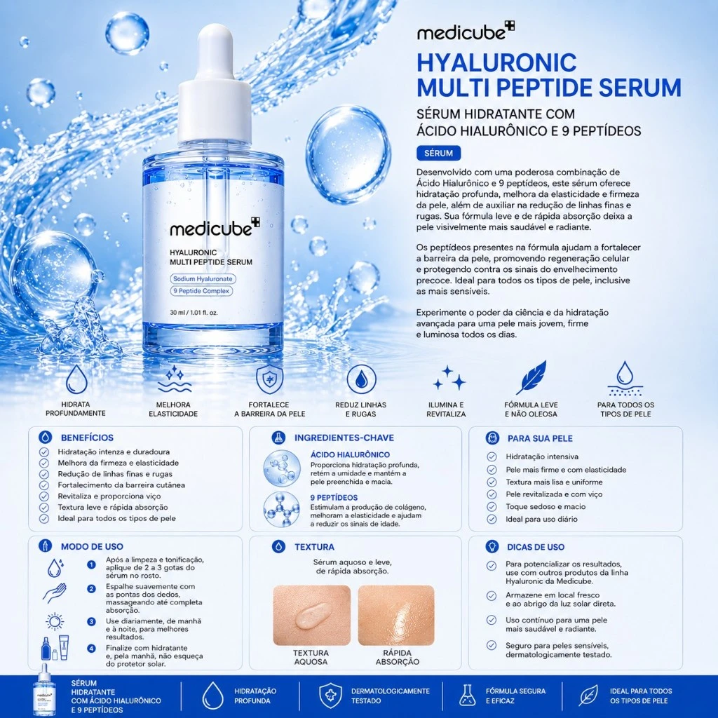 Medicube - Hyaluronic Multi Peptide Serum - 30ml - Imagem 3