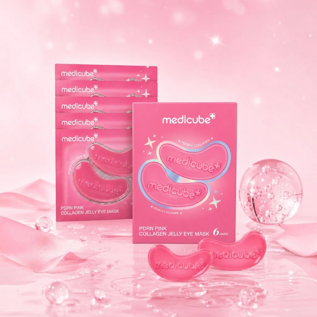 Medicube PDRN Pink Collagen Jelly Eye Mask (6 Unidades)