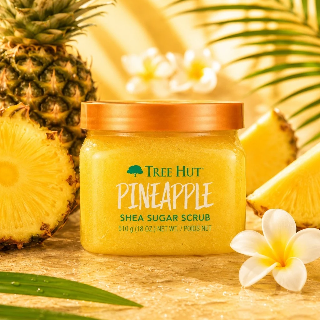 Tree Hut Pineapple Shea Sugar Scrub – Esfoliante Corporal 510g