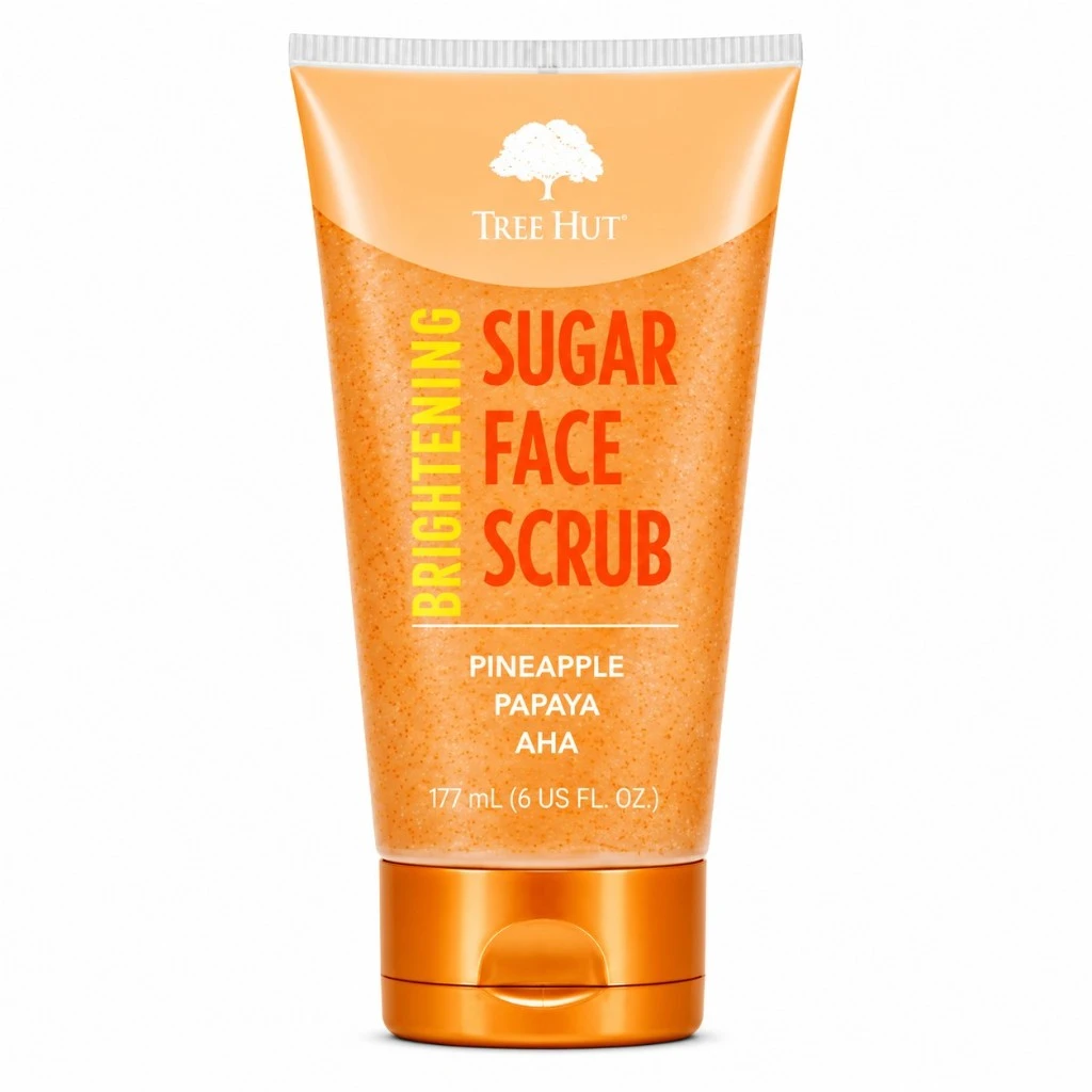 Tree Hut Pineapple & Papaya Brightening Face Scrub - 7.4 fl oz - Imagem 2