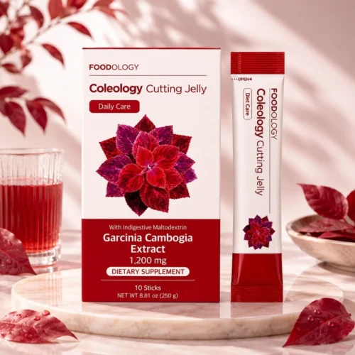 FOODOLOGY Coleology Cutting Stick Jelly – Sabor Romã (10 Sticks)