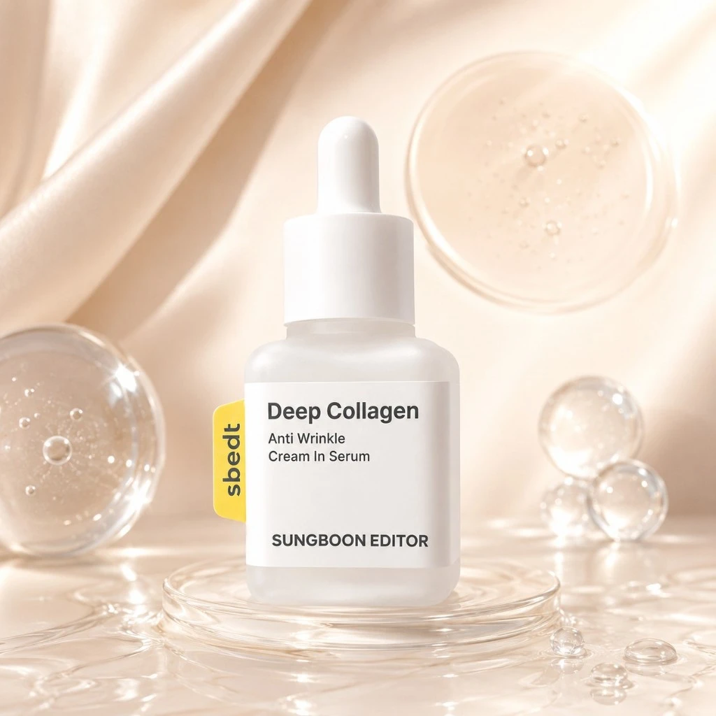 Sungboon Editor Deep Collagen Power Boosting Cream in Serum
