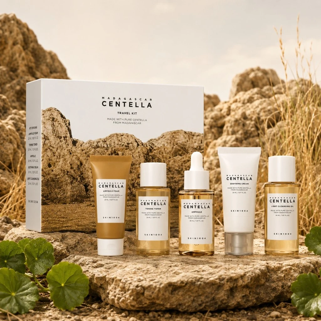SKIN1004 Madagascar Centella Travel - Kit com 5 unidades