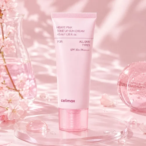 Celimax Heart Pink Tone Up Sun Cream SPF50+ PA+ +++– 40ml