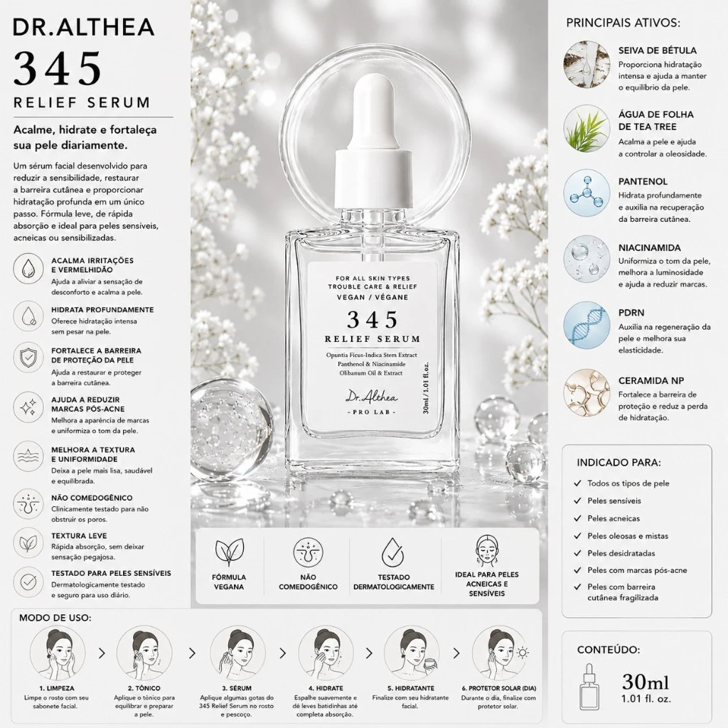 DR.ALTHEA 345 Relief Serum – 30ml - Imagem 3