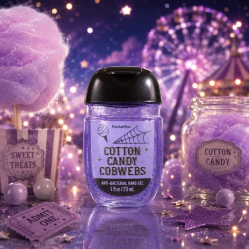 Cotton Candy Cobwebs - PocketBac Hand Sanitizer - 1 fl oz / 29 mL
