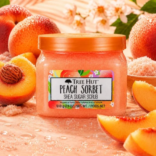 Tree Hut Peach Sorbet Shea Sugar Scrub – Esfoliante Corporal 510g