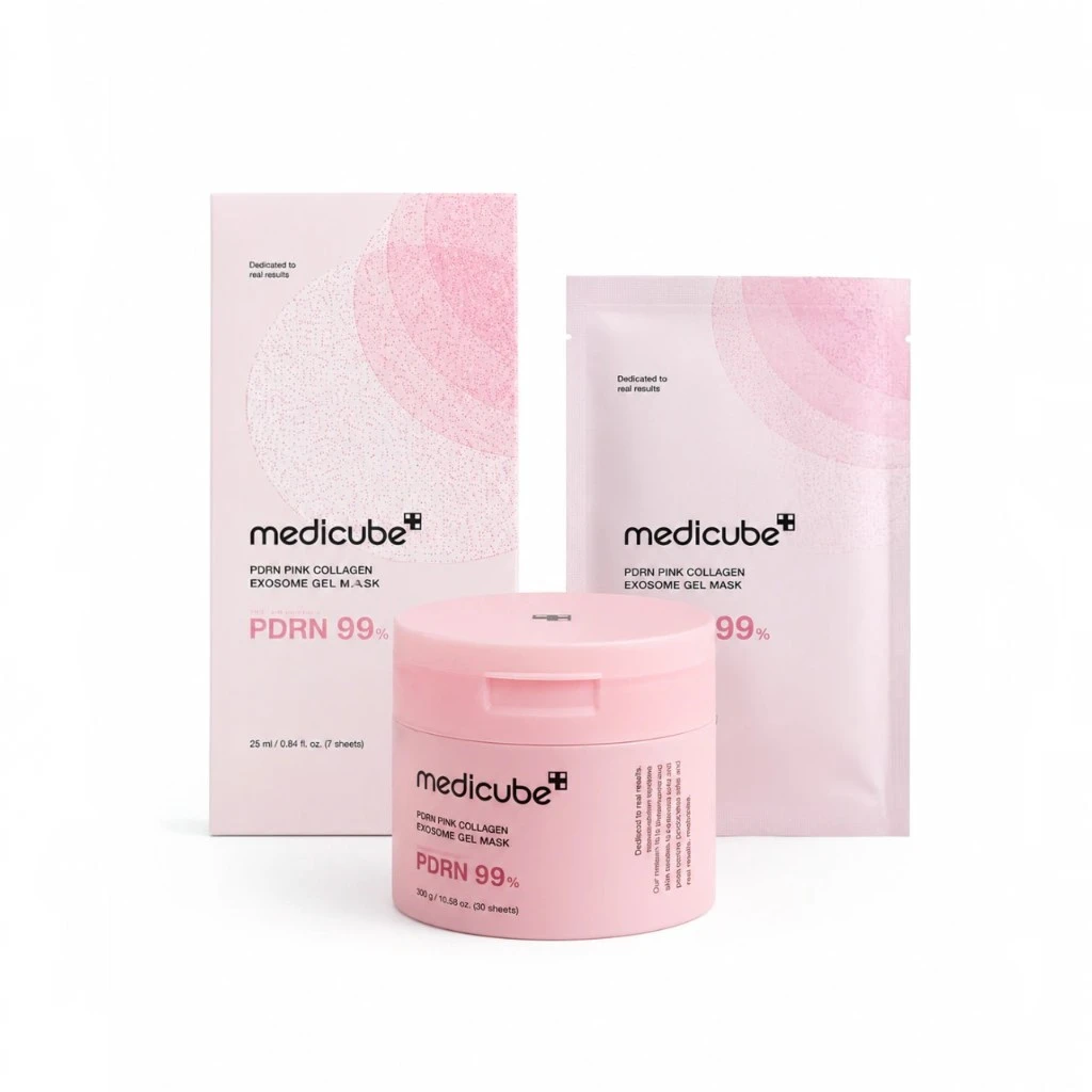 Medicube PDRN Pink Collagen Gel Toner Pad – Toner Pads em Hidrogel com PDRN e Colágeno - Imagem 2