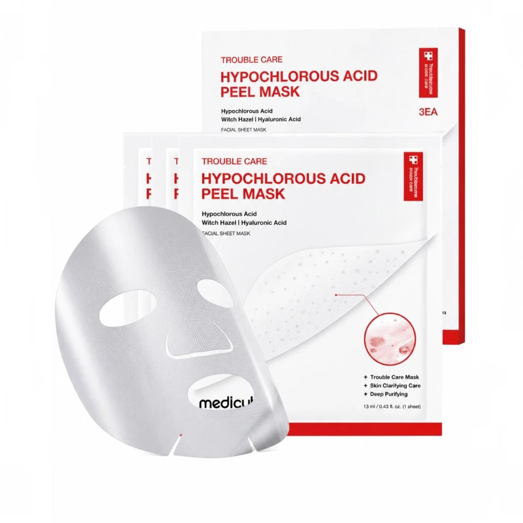 Medicube Hypochlorous Acid Peel Mask – Máscara Facial Peel-Off (3 Unidades) - Imagem 2