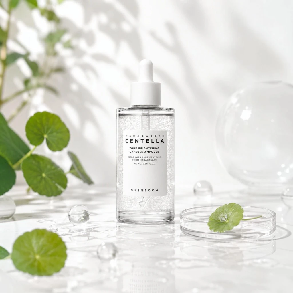 SKIN1004 Madagascar Centella Tone Brightening Capsule Ampoule – Ampola Facial Iluminadora 100ml