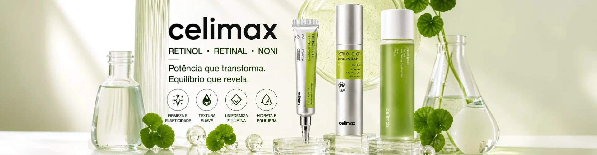 Coleção Celimax Retinol Retinal Noni
