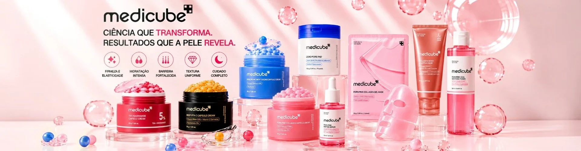 Coleção Medicube Skincare Ciencia que transforma