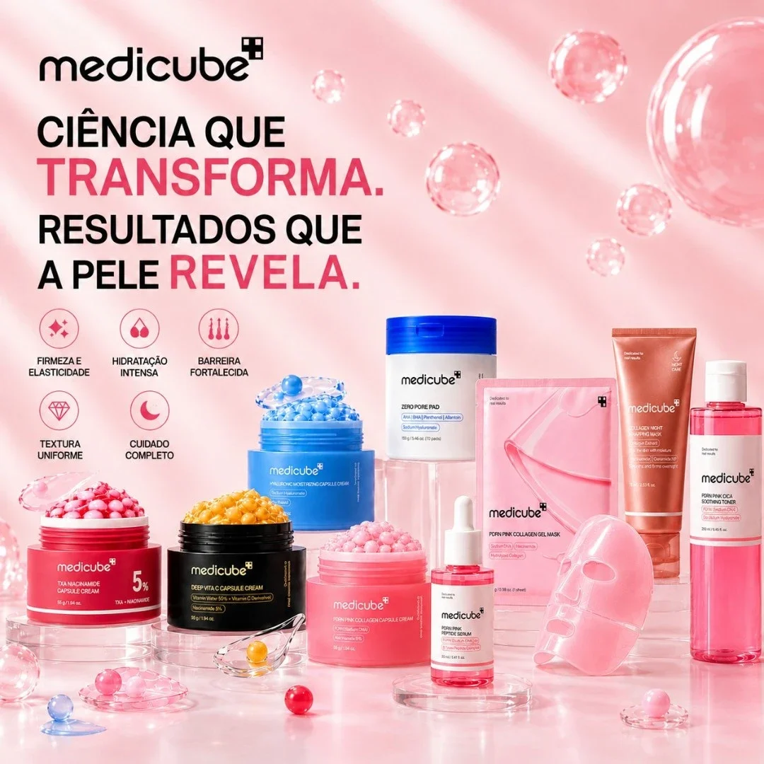 Coleção Medicube Skincare Ciencia que transforma