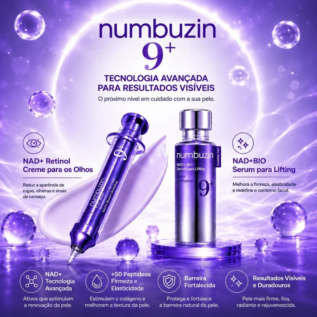 Coleção Numbuzin 9 Serum para Lifting
